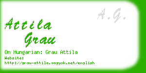 attila grau business card